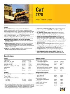 cat 277d loader specs